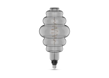 Лампа светодиодная филаментная Gauss E27 8,5W 1800K серая 161802005