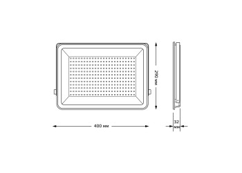 Прожектор светодиодный Gauss Qplus 200W 6500К 690511200