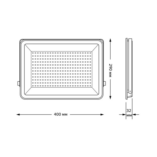 Прожектор светодиодный Gauss Qplus 200W 6500К 690511200, купить в Минске по самой низкой цене