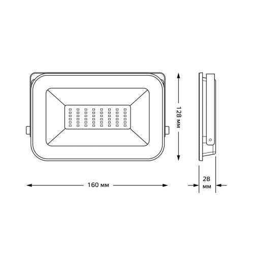 Прожектор светодиодный Gauss Qplus 30W 6500К 690511330, купить в Минске по самой низкой цене
