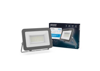 Прожектор светодиодный Gauss Qplus 30W 6500К 690511330