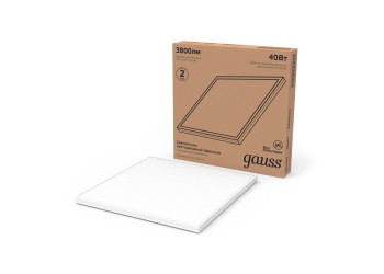 Встраиваемый светодиодный светильник Gauss с равномерной засветкой 842161340