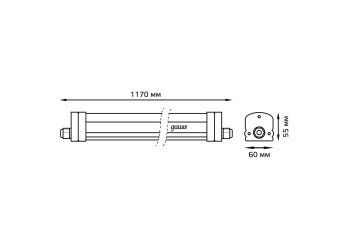 Накладной светодиодный светильник Gauss 843425236