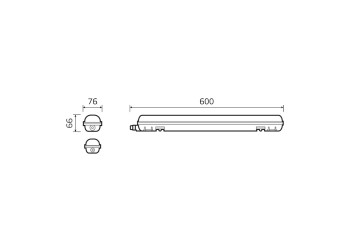 Настенно-потолочный светодиодный светильник Gauss ССП-176 Evo 864424218