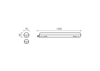 Настенно-потолочный светодиодный светильник Gauss ССП-176 Evo 864425336