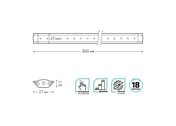 Модульный светодиодный светильник Gauss G 9023531235
