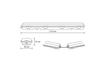 Потолочный светильник Gauss СПП-Т8-G13 Lite 909437112
