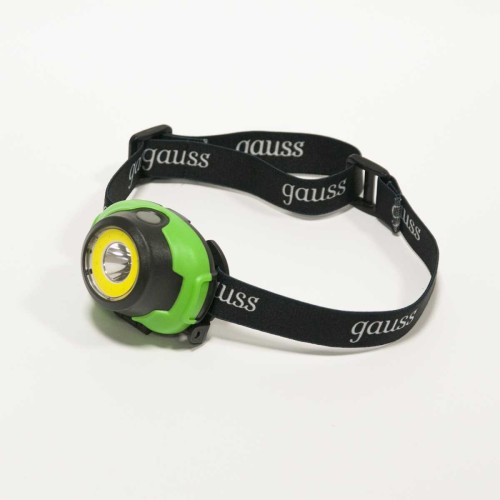 Налобный светодиодный фонарь Gauss от батареек 65х54 180 лм GF303, купить в Минске по самой низкой цене