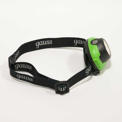 Налобный светодиодный фонарь Gauss от батареек 65х54 180 лм GF303, купить в Минске по самой низкой цене