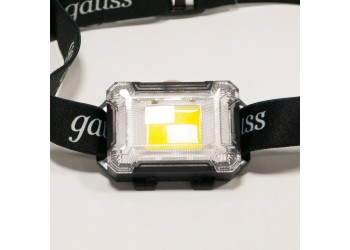 Налобный светодиодный фонарь Gauss от батареек 65х45 180 лм GF304