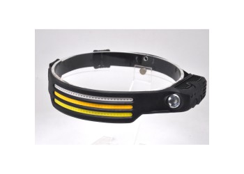 Налобный светодиодный фонарь Gauss аккумуляторный 340х30 330 лм GF412