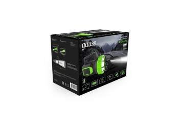 Прожекторный светодиодный фонарь Gauss аккумуляторный 149х111 150 лм GF604