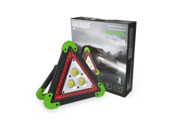 Автомобильный светодиодный фонарь Gauss аккумуляторный 180х200 800 лм GF802