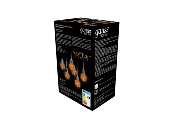 Гирлянда на солнечных батареях Gauss Solar Шары GS034