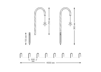 Светодиодный светильник Gauss Holiday HL011