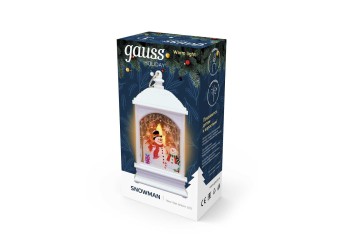 Светодиодный фонарь "Снеговик" Gauss Holiday HL030