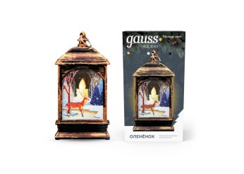 Светодиодный фонарь Gauss Олененок Holiday HL031