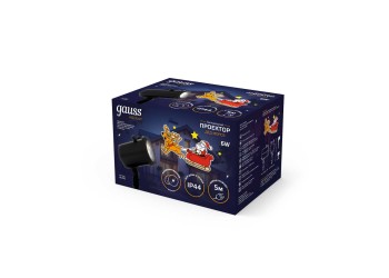 Светодиодный проектор Gauss Holiday HL090
