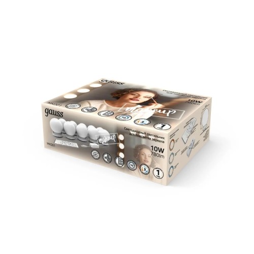 Светодиодный светильник для зеркал Gauss MAKEUP MK001, купить в Минске по самой низкой цене