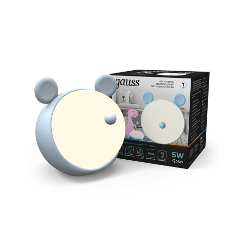 Настольный светодиодный детский ночник Gauss NN7026, купить в Минске по самой низкой цене