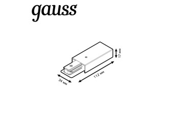 Адаптер питания Gauss TR114