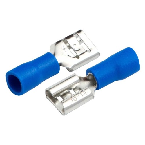 Разъем General РпИм 2-5-0,8 (плоский) "мама" GRIM-2-5,6 Синий, 100 штук, купить в Минске по самой низкой цене