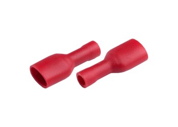 Разъем General РпИмп 1,25-5-0,8 (плоский, изолированный полностью) "мама" GRIF-1,25-5,6 Красный, 100 штук