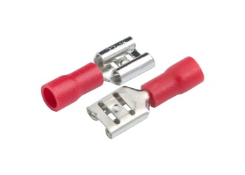 Разъем General РпИм 1,25-5-0,8 (плоский) "мама" GRIM-1,25-5,6-50 Красный, 50 штук