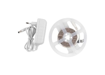 Лента светодиодная General GLS-2835-60-4.8-12-IP20-PRO-3-3-KIT готовый комплект 3м с адаптером
