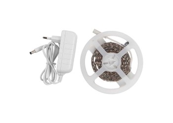 Лента светодиодная General GLS-5050-30-7.2-12-IP20-PRO-6-5-KIT готовый комплект 5м с адаптером