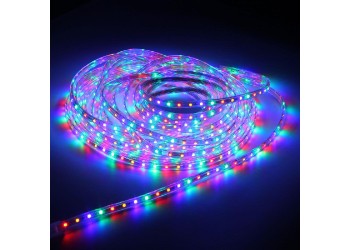 Лента светодиодная General GLS-5050-60-14.4-220-IP67-RGBY катушка 50м+шнур питания (8 mm PCB)