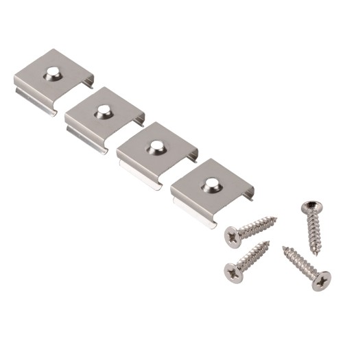 Скоба крепления General с шурупом для профиля GAL-12-16-С-IP20 10шт в уп., купить в Минске по самой низкой цене