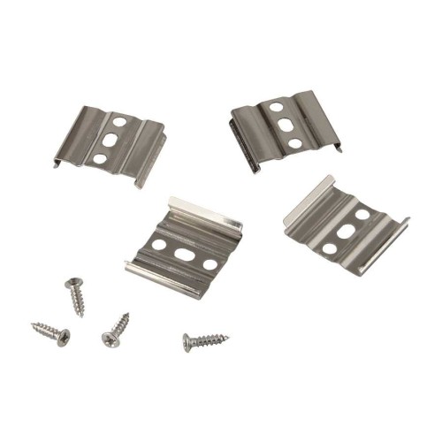 Скоба крепления с шурупом для профиля General GAL-6-24-С-IP20 10шт в уп., купить в Минске по самой низкой цене