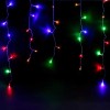 Гирлянда новогодняя General "Бахрома" GLFG-48-180-50-IP20-FL-RGB 48 диодов 1.8x0.5 м с контр 8 режимов, купить в Минске по самой низкой цене