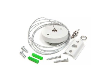 Подвес для шинопровода General 1ф. G-1-H-IP20-W белый