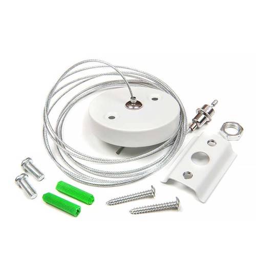 Подвес для шинопровода General 1ф. G-1-H-IP20-W белый, купить в Минске по самой низкой цене