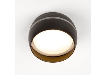 Спот General GWL-GX53-M-IP20 Чаша Черный с боковым рассеивателем