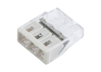 GTER6-03-P General клемма строительно-монтажная, СМК, 3-проводная, 0.5-2.5 мм2, с пастой, 200/10000