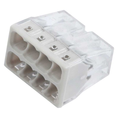 GTER6-08-P клемма строительно-монтажная General, СМК, 8-проводная, 0.5-2.5 мм2, с пастой, 50/2500, купить в Минске по самой низкой цене