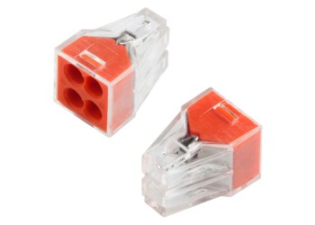 GTER6-04 клемма строительно-монтажная General, СМК, 4-проводная, 0.75-2.5 мм2, 100/5000