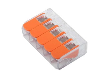 General GTER4-05 Клемма универсальная монтажная 5-проводная, прозрачная компактная, 50/2500