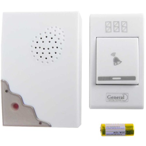 Звонок беспроводной General GDB-B-004 на батар ( 24/144), купить в Минске по самой низкой цене