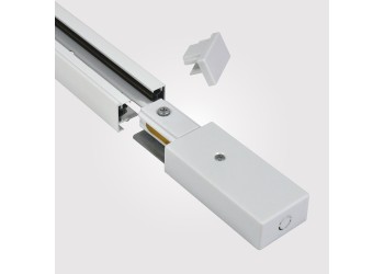 Ввод питания Skylite для накладного шинопровода 220В, белый HSBL_0028