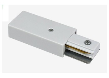 Ввод питания Skylite для накладного шинопровода 220В, белый HSBL_0028