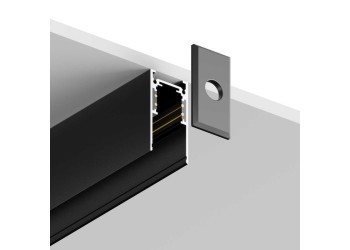 Шинопровод накладной Hesby Lighting ElDeko 48В-1м, чёрный HSBL_0051