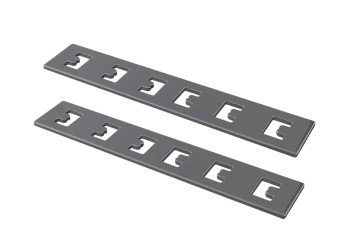 Соединительный крепёж Hesby Lighting ElDeko для встраиваемого шинопровода, серебристый, 2 шт HSBL_0065