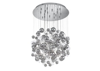 Каскадная люстра Ideal Lux Bollicine SP14 Cromo 093024