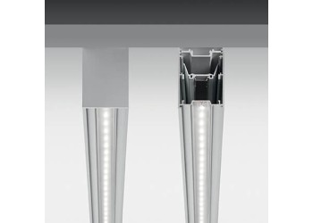 Подвесной светодиодный светильник Ideal Lux Fluo Bi-Emission 1200 4000K Al 192734