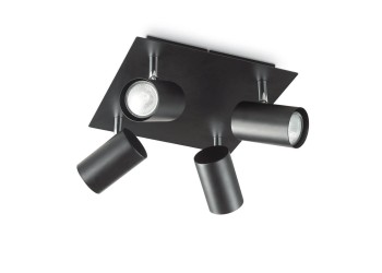 Спот Ideal Lux Spot PL4 Nero 156781