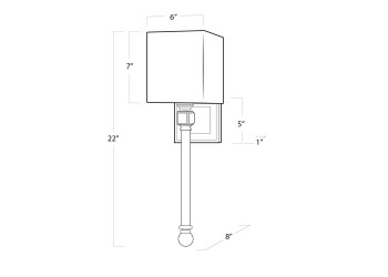 Бра Imperium Loft Regina Andrew Crystal Sconce 149048-22